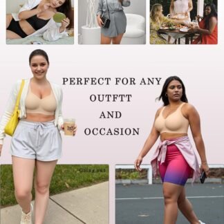 OEAK Womens Wireless Jelly Bra Plus Size Supportive Seamless Bras Full Coverage Push Up Comfortable No Underwire Tshirt Bras - lunas-mystic-emporium.com OEAK Womens Wireless Jelly Bra Plus Size Supportive Seamless Bras Full Coverage Push Up Comfortable No Underwire Tshirt Bras