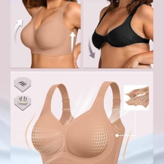 OEAK Womens Wireless Jelly Bra Plus Size Supportive Seamless Bras Full Coverage Push Up Comfortable No Underwire Tshirt Bras - lunas-mystic-emporium.com OEAK Womens Wireless Jelly Bra Plus Size Supportive Seamless Bras Full Coverage Push Up Comfortable No Underwire Tshirt Bras