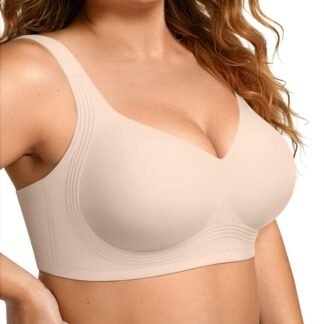 OEAK Womens Wireless Jelly Bra Plus Size Supportive Seamless Bras Full Coverage Push Up Comfortable No Underwire Tshirt Bras - lunas-mystic-emporium.com OEAK Womens Wireless Jelly Bra Plus Size Supportive Seamless Bras Full Coverage Push Up Comfortable No Underwire Tshirt Bras