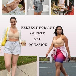 OEAK Womens Wireless Jelly Bra Plus Size Supportive Seamless Bras Full Coverage Push Up Comfortable No Underwire Tshirt Bras - lunas-mystic-emporium.com OEAK Womens Wireless Jelly Bra Plus Size Supportive Seamless Bras Full Coverage Push Up Comfortable No Underwire Tshirt Bras