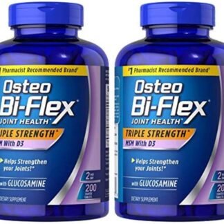 Osteo Biflex Triple Stregnth MSM Vitamin D3 200 tabs (2 Pack)