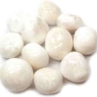 Pachamama Essentials Scolecite Tumbled - Crystal Healing Stone Reiki Chakra Balancing Home Office Decor Wiccan Crafts Classroom Use Sacred Geometry 20-25mm 3 Round - lunas-mystic-emporium.com Pachamama Essentials Scolecite Tumbled - Crystal Healing Stone, Reiki, Chakra Balancing, Home & Office Decor, Wiccan, Crafts, Classroom Use, Sacred Geometry (20-25mm) (3, Round)