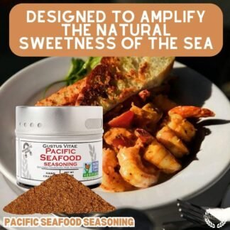 Pacific Seafood Seasoning | Authentic Artisanal Spice Mix | All Natural, Non GMO | Hand Crafted in Small Batches | Sustainably Sourced Spices | Made in USA | Ultra Premium,...
