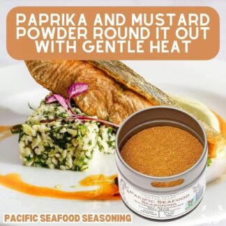 Pacific Seafood Seasoning | Authentic Artisanal Spice Mix | All Natural, Non GMO | Hand Crafted in Small Batches | Sustainably Sourced Spices | Made in USA | Ultra Premium,...