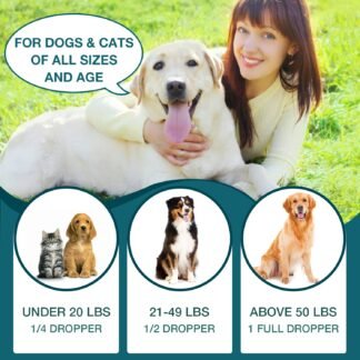 Pet Неmр Oil for Dogs and Cats - 2 Packs Organic Oil for Anxiеty Strеss Pαin Holistic Inflammation Rеlief - Pet Неmр Drops for Joint Hip Arthritis, Calming Drop - Organic Pets...