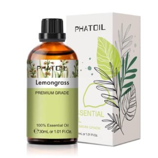 PHATOIL 100ML Vanilla Essential Oil, Huge 3.38fl.oz Bottle Vanilla Oil, Pure Aromatherapy Essential Oils for Diffuser, Humidifier, Scented Oils for Soap, Candle Making