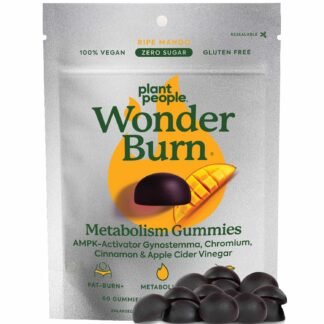 Plant People WonderBurn Metabolism Cravings Control Gummies Zero Sugar Ripe Mango Flavor 60 Count - lunas-mystic-emporium.com Plant People WonderBurn Metabolism & Cravings Control Gummies, Zero Sugar, Ripe Mango Flavor (60 Count)