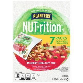 PLANTERS NUT-rition Heart Healthy Mix with Walnuts 75 oz Box Contains 7 Individual Pouches - On-the-Go WorkSchool Snack and Active Lifestyle Snack - Great Camping Snacks - - lunas-mystic-emporium.com PLANTERS NUT-rition Heart Healthy Mix with Walnuts, 7.5 oz Box (Contains 7 Individual Pouches) - On-the-Go/ Work/School Snack and Active Lifestyle Snack - Great Camping Snacks -...