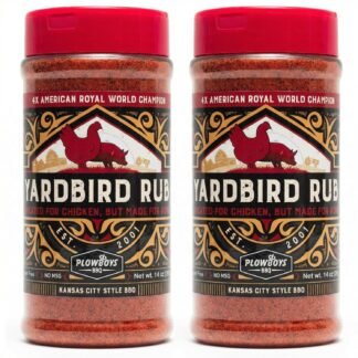 Plowboys BBQ Seasonings and Rubs – Award-Winning Championship Spice Blends for Grilling, Smoking, and Cooking (2 Pack, Yardbird)