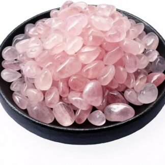 Polished Natural Rose Quartz Crystals - 72 Pcs, 0.5" 10 oz Handpicked Natural Tumbled Gemstones Rocks, Pebbles for Reiki, Chakra, Healing Home Decor