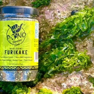 Pono Hawaiian Nori Komi Furikake Rice Seasoning Premium Ingredients - Gluten-Free and Non-GMO - Multi-Purpose Rice Topping – Free from Preservatives and Artificial Colors –...
