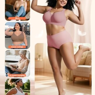 PoseFree Womens Seamless Wireless Supportive Bra Push Up Comfort Soft No Underwire Full Coverage T-Shirt Bra - lunas-mystic-emporium.com PoseFree Womens Seamless Wireless Supportive Bra Push Up Comfort Soft No Underwire Full Coverage T-Shirt Bra