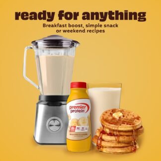 Premier Protein Shake, Bananas & Cream, 30g Protein, No Added Sugar, 24 Vitamins & Minerals to Support Immune Health, 11.5 fl oz, 12 Pack (Packaging May Vary)