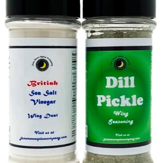Premium | Chicken Wing Seasoning | Variety 2 Pack | Dill Pickle Wing Seasoning | Sea Salt & Vinegar Wing Seasoning | Crafted in Small Batches