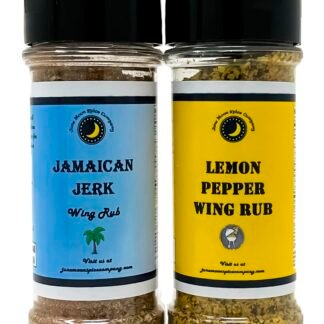 Premium | Chicken Wing Seasoning | Variety 2 Pack | Lemon Pepper Wing Seasoning | Jamaican Jerk Wing Seasoning | Crafted in Small Batches