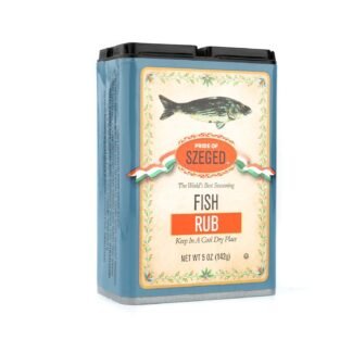Pride of Szeged Fish Rub Seafood Herb Seasoning Spice Mix 5oz Tin 142g 1-Count - lunas-mystic-emporium.com Pride of Szeged Fish Rub, Seafood Herb Seasoning Spice Mix, 5oz. Tin (142g), 1-Count