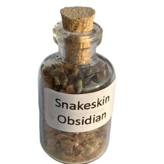 Pyrite Crystal Mini Gemstone Bottles, Many Different Crystals available! (Pyrite)