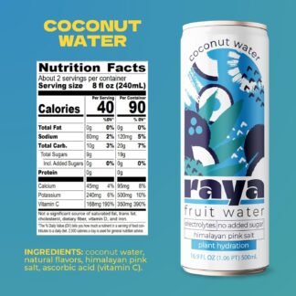 Raya Fruit Water Passion Fruit Punch 169 fl oz 12-Pack 46 Juice No Added Sugar Rich in Vitamin C Electrolytes Non-Carbonated Plant-Based Hydration 1692 Fl Oz - lunas-mystic-emporium.com Raya Fruit Water, Passion Fruit Punch, 16.9 fl oz (12-Pack) – 46% Juice, No Added Sugar, Rich in Vitamin C & Electrolytes, Non-Carbonated Plant-Based Hydration (16.92 Fl Oz...