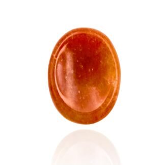 Red Aventurine Thumb Worry Stones Metaphysical Gemstone Crystal Healing Reiki Men Women Gift FENG Shui Positive Energy Love Wellness Palm Stones Wicca Powerful