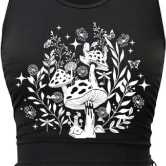 Remidoo Women's Casual Sleeveless Color Block Cropped Top Crewneck Tank Top Shirts