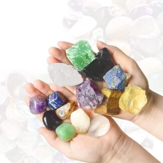 Rose Quartz Healing Crystal Stones, 1.25-2.0" Large Reiki Healing Gemstones Natural Tumbled Polished Stones for Energy Witchcraft Therapy Meditation