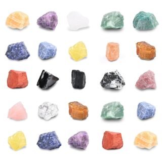 Rose Quartz Raw Stones 1PC, Gemstones Raw Stones and Healing Crystals, Hand Carved Natural Pocket Raw Stone for Decoration Tumbling, Garden(1.18"-1.97")