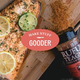 Rufus Teague BBQ Seasoning Gift Set, Big Box O' Rub BBQ Dry Rub for Smoking and Grilling Meat, 5 Flavor Spice Set, Gifts for Men Who Like Grilling