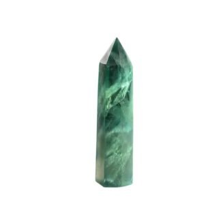 Runyangshi Green Fluorite Natural Healing Crystal Wands Height 2-24 6 Faceted Prism Wand Reiki Chakra Stone Natural Quartz - lunas-mystic-emporium.com Runyangshi Green Fluorite Natural Healing Crystal Wands Height 2"-2.4", 6 Faceted Prism Wand Reiki Chakra Stone, Natural Quartz