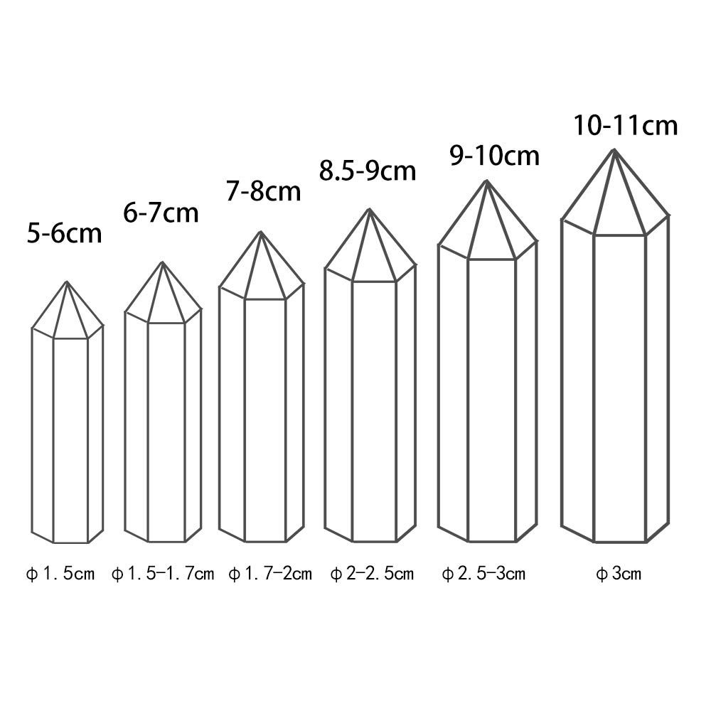 Runyangshi Green Fluorite Natural Healing Crystal Wands Height 2-24 6 Faceted Prism Wand Reiki Chakra Stone Natural Quartz - lunas-mystic-emporium.com Runyangshi Green Fluorite Natural Healing Crystal Wands Height 2"-2.4", 6 Faceted Prism Wand Reiki Chakra Stone, Natural Quartz