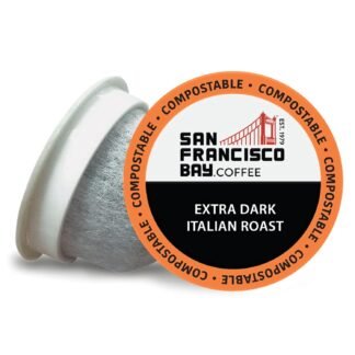 San Francisco Bay Compostable Coffee Pods - Organic Rainforest Blend (80 Ct) K Cup Compatible including Keurig 2.0, Medium Dark Roast