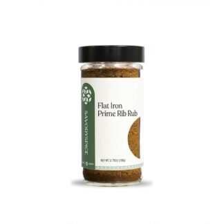 Savory Spice Flat Irons Prime Rib Rub (2.75 oz) - Prime Rib Seasoning for Grilling, Roasting or Smoking - Meat Rub for Ribs, Steaks, Burgers & Chicken