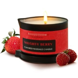 SbN Massage Oil Candle for Relaxation & Home SPA - Vegan Oils for Full Body Massage Therapy - Sustainable Formula