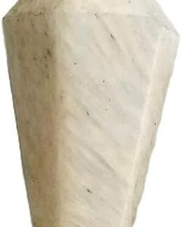 Scolecite Pendulum with Chain Faceted Crystal Stone