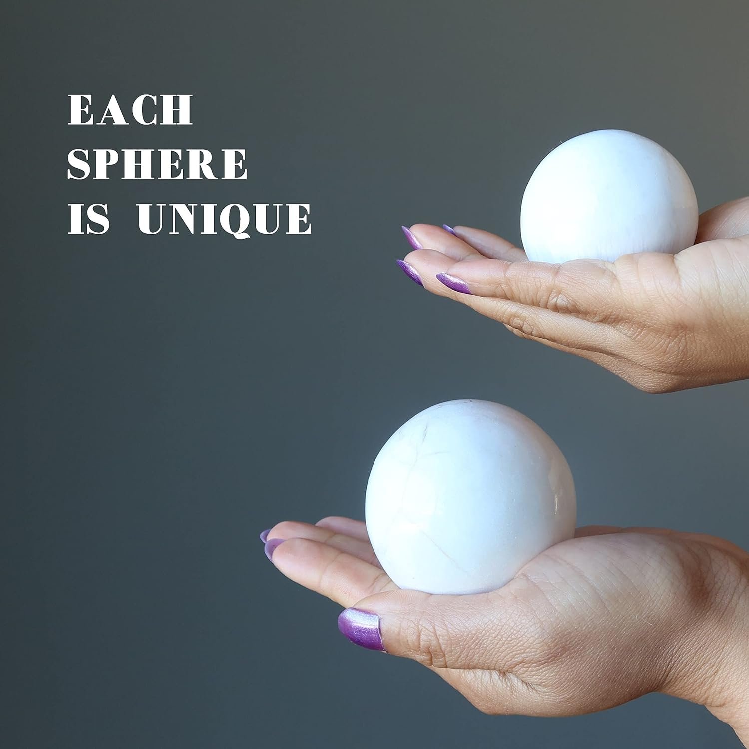 Scolecite Sphere White Gentle Soul Crystal Ball 20-225 inch - lunas-mystic-emporium.com Scolecite Sphere White Gentle Soul Crystal Ball 2.0-2.25 inch