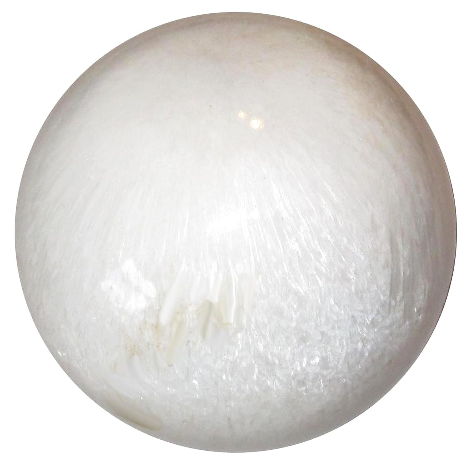 Scolecite Sphere White Gentle Soul Crystal Ball 20-225 inch - lunas-mystic-emporium.com Scolecite Sphere White Gentle Soul Crystal Ball 2.0-2.25 inch