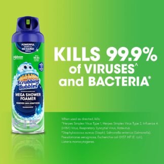 Scrubbing Bubbles Mega Bathroom and Shower Foamer Aerosol Rainshower Scent 20oz Pack of 2 - lunas-mystic-emporium.com Scrubbing Bubbles Mega Bathroom and Shower Foamer Aerosol, Rainshower Scent, 20oz (Pack of 2)