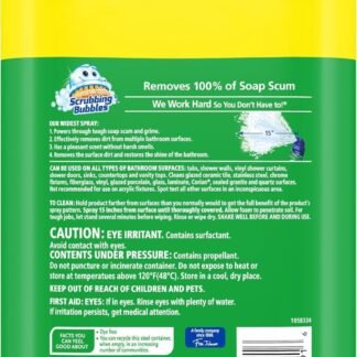 Scrubbing Bubbles Mega Bathroom and Shower Foamer Aerosol Rainshower Scent 20oz Pack of 2 - lunas-mystic-emporium.com Scrubbing Bubbles Mega Bathroom and Shower Foamer Aerosol, Rainshower Scent, 20oz (Pack of 2)