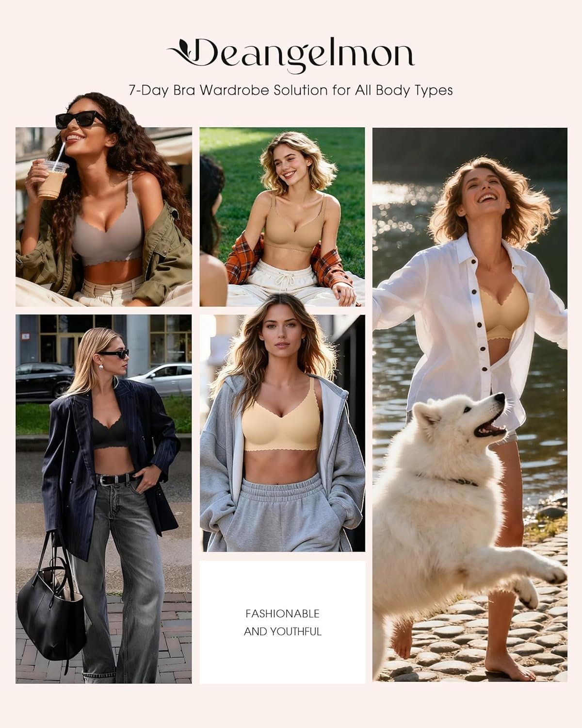 Seamless Jelly Bras for Women 3 Pack - Deep V Wireless Push Up No Wire Womens Bra Padded Comfort with Support for Gifts - lunas-mystic-emporium.com Seamless Jelly Bras for Women 3 Pack - Deep V Wireless Push Up No Wire Womens Bra Padded Comfort with Support for Gifts