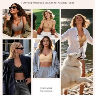 Seamless Jelly Bras for Women 3 Pack - Deep V Wireless Push Up No Wire Womens Bra Padded Comfort with Support for Gifts - lunas-mystic-emporium.com Seamless Jelly Bras for Women 3 Pack - Deep V Wireless Push Up No Wire Womens Bra Padded Comfort with Support for Gifts