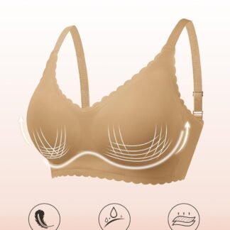 Seamless Jelly Bras for Women 3 Pack - Deep V Wireless Push Up No Wire Womens Bra Padded Comfort with Support for Gifts - lunas-mystic-emporium.com Seamless Jelly Bras for Women 3 Pack - Deep V Wireless Push Up No Wire Womens Bra Padded Comfort with Support for Gifts