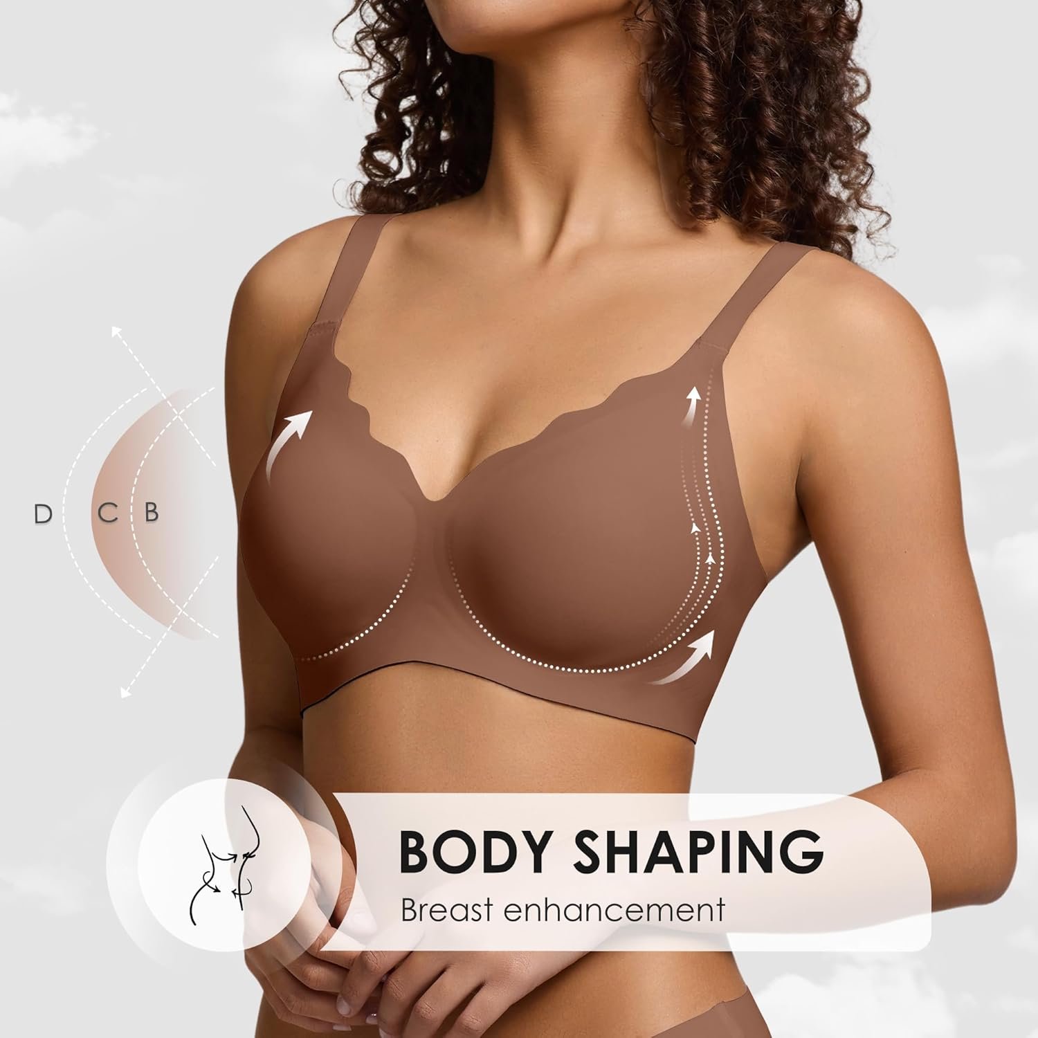 Seamless Wireless Bra for Women with Support - No Underwire Full Coverage Push Up Bras - lunas-mystic-emporium.com Seamless Wireless Bra for Women with Support - No Underwire Full Coverage Push Up Bras