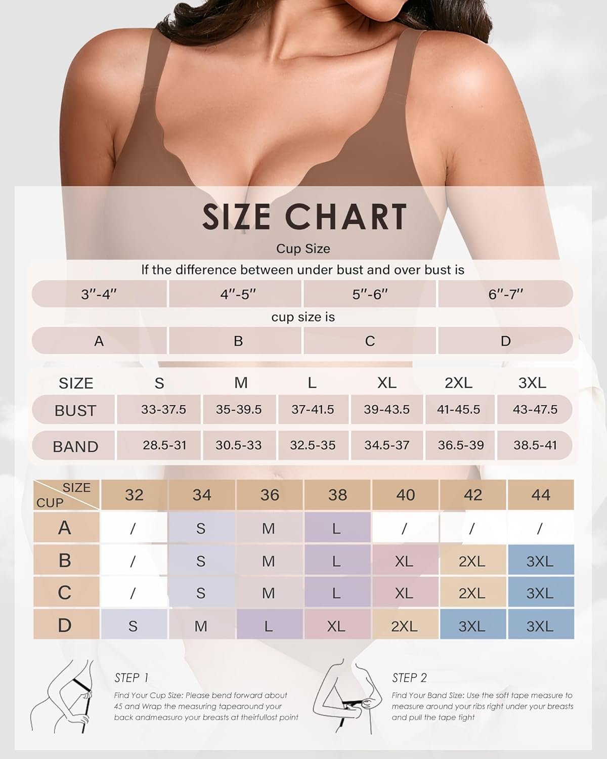 Seamless Wireless Bra for Women with Support - No Underwire Full Coverage Push Up Bras - lunas-mystic-emporium.com Seamless Wireless Bra for Women with Support - No Underwire Full Coverage Push Up Bras