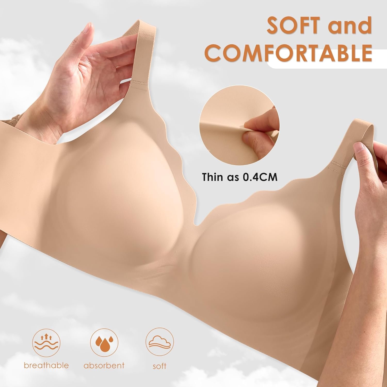 Seamless Wireless Bra for Women with Support - No Underwire Full Coverage Push Up Bras - lunas-mystic-emporium.com Seamless Wireless Bra for Women with Support - No Underwire Full Coverage Push Up Bras