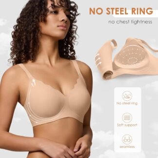 Seamless Wireless Bra for Women with Support - No Underwire Full Coverage Push Up Bras - lunas-mystic-emporium.com Seamless Wireless Bra for Women with Support - No Underwire Full Coverage Push Up Bras