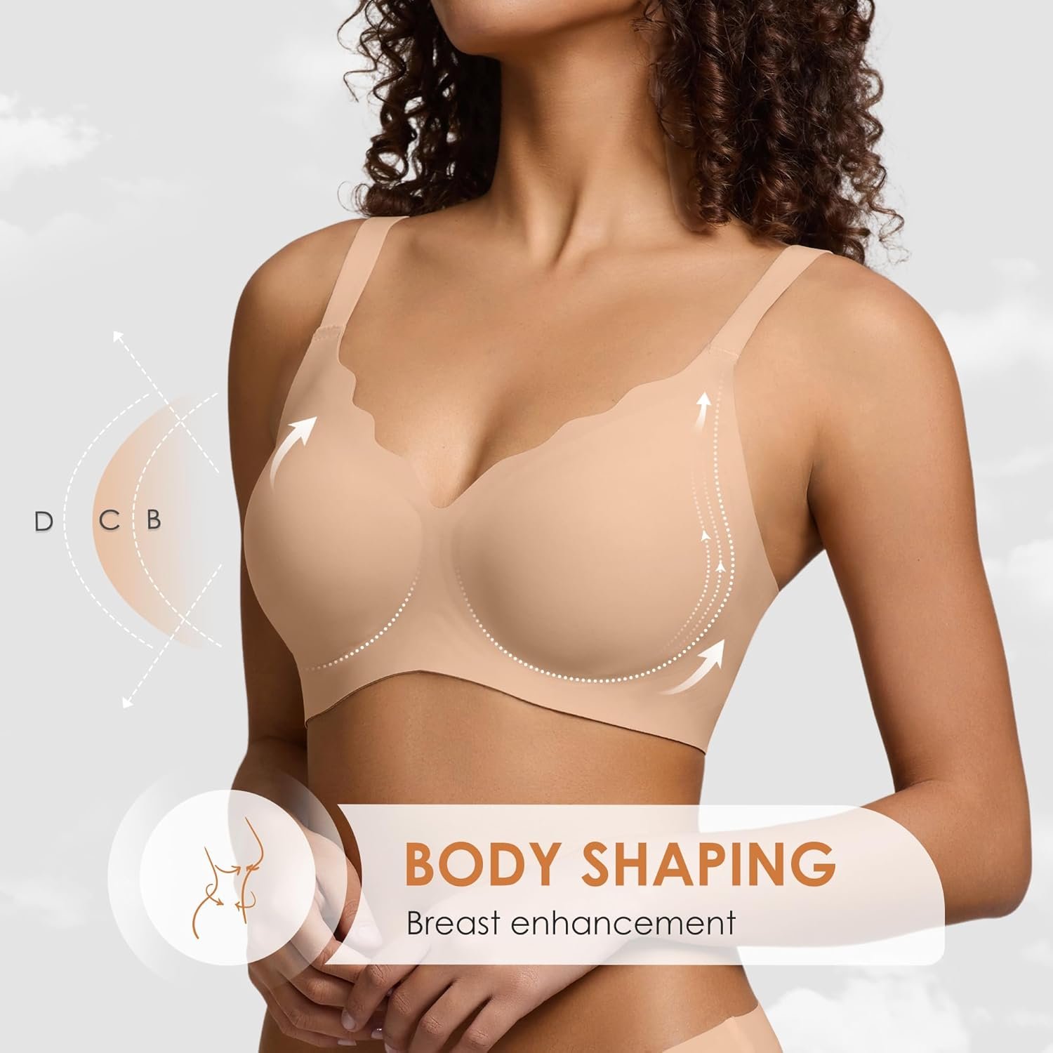 Seamless Wireless Bra for Women with Support - No Underwire Full Coverage Push Up Bras - lunas-mystic-emporium.com Seamless Wireless Bra for Women with Support - No Underwire Full Coverage Push Up Bras
