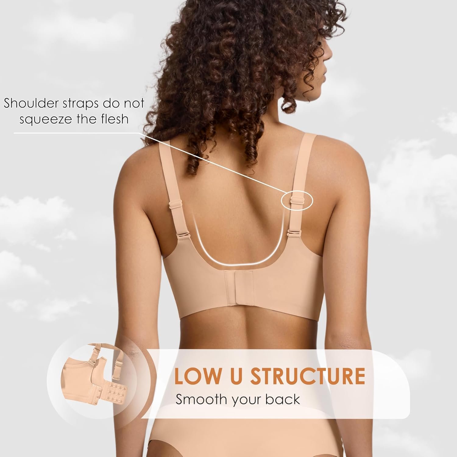 Seamless Wireless Bra for Women with Support - No Underwire Full Coverage Push Up Bras - lunas-mystic-emporium.com Seamless Wireless Bra for Women with Support - No Underwire Full Coverage Push Up Bras