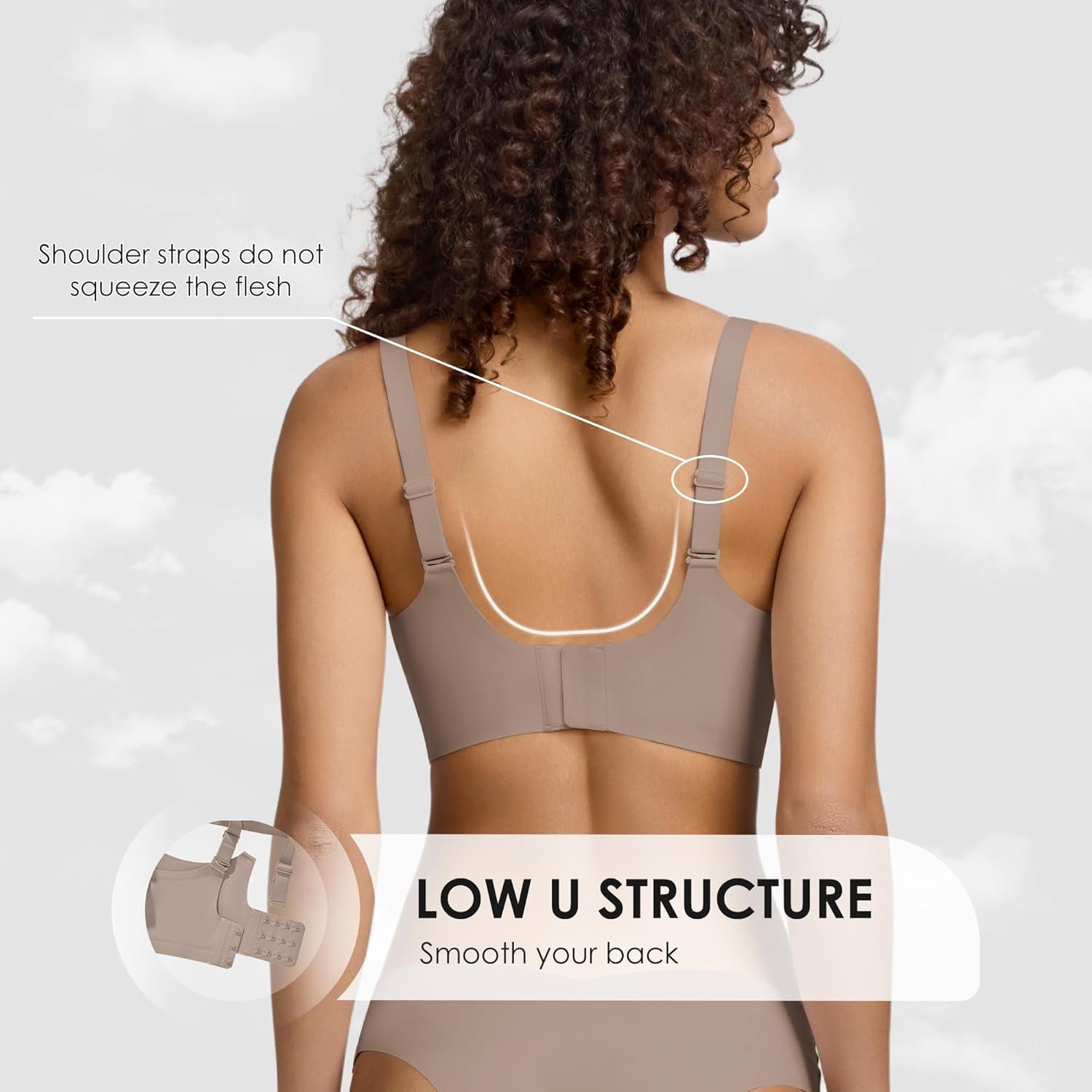 Seamless Wireless Bra for Women with Support - No Underwire Full Coverage Push Up Bras - lunas-mystic-emporium.com Seamless Wireless Bra for Women with Support - No Underwire Full Coverage Push Up Bras