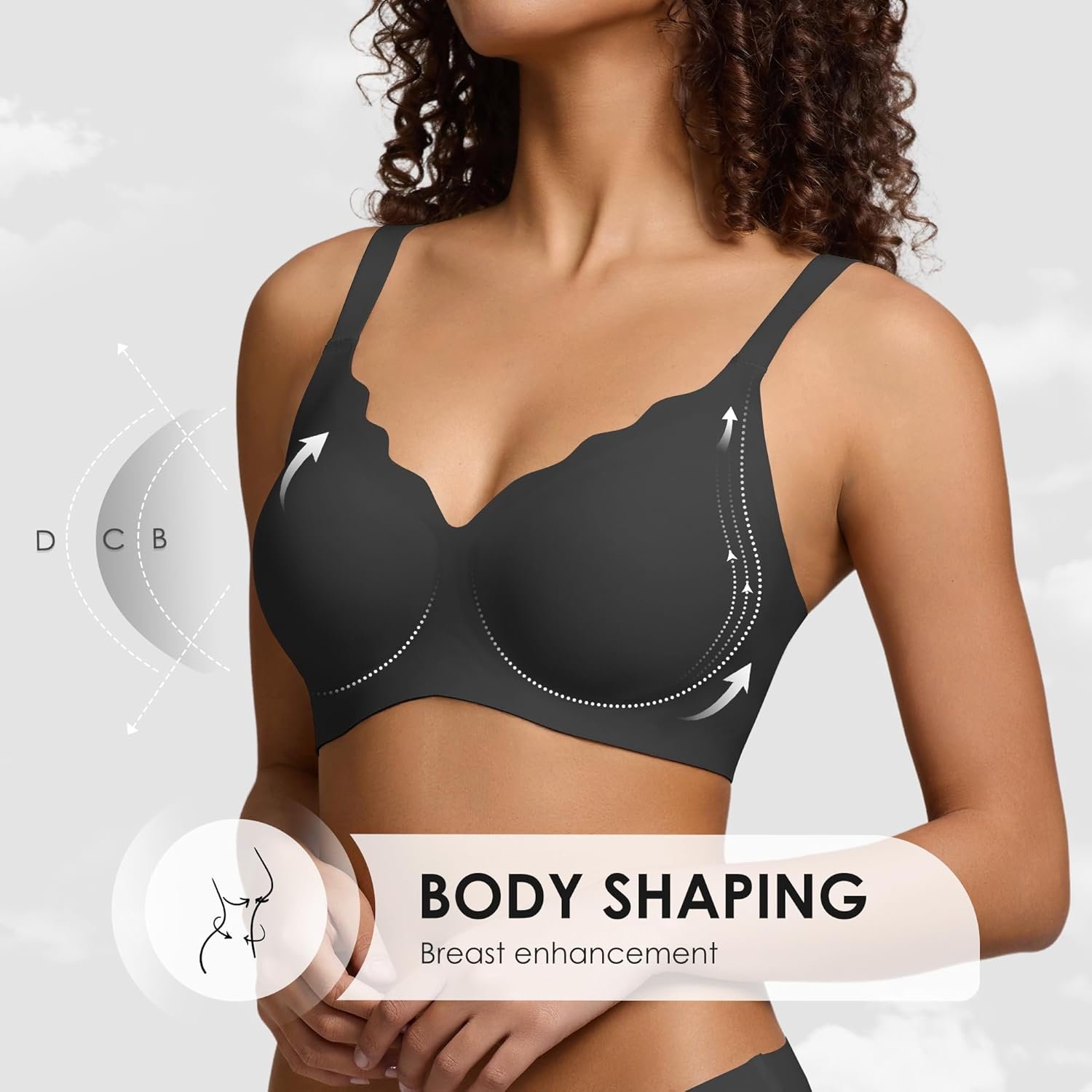 Seamless Wireless Bra for Women with Support - No Underwire Full Coverage Push Up Bras - lunas-mystic-emporium.com Seamless Wireless Bra for Women with Support - No Underwire Full Coverage Push Up Bras