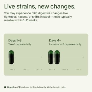 Seed DS-01 Daily Synbiotic - Prebiotic and Probiotic for Women Men - Digestive Health Gut Health Immune Support Bloating Constipation Relief - Vegan Shelf-Stable - 60 - lunas-mystic-emporium.com Seed DS-01 Daily Synbiotic - Prebiotic and Probiotic for Women & Men - Digestive Health, Gut Health, Immune Support, Bloating & Constipation Relief - Vegan & Shelf-Stable - 60...