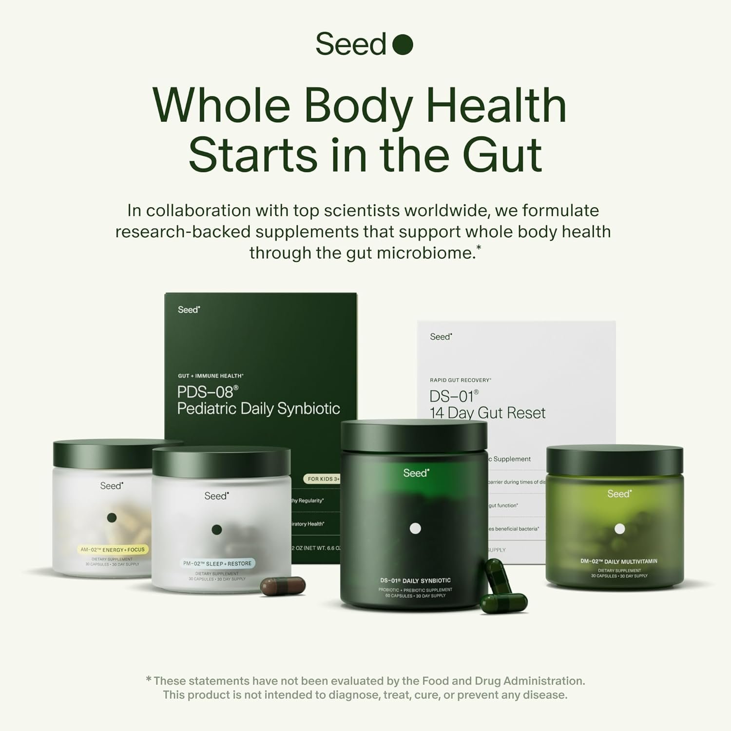 Seed DS-01 Daily Synbiotic - Prebiotic and Probiotic for Women Men - Digestive Health Gut Health Immune Support Bloating Constipation Relief - Vegan Shelf-Stable - 60 - lunas-mystic-emporium.com Seed DS-01 Daily Synbiotic - Prebiotic and Probiotic for Women & Men - Digestive Health, Gut Health, Immune Support, Bloating & Constipation Relief - Vegan & Shelf-Stable - 60...